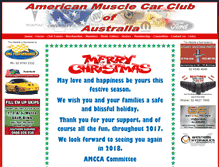 Tablet Screenshot of americanmusclecarsaustralia.com